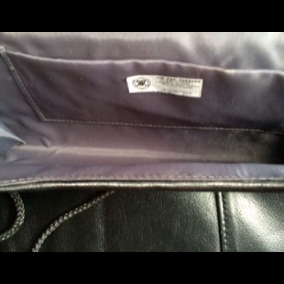 Grey Clutch with Beaded Embellishments - Picture 4 of 4